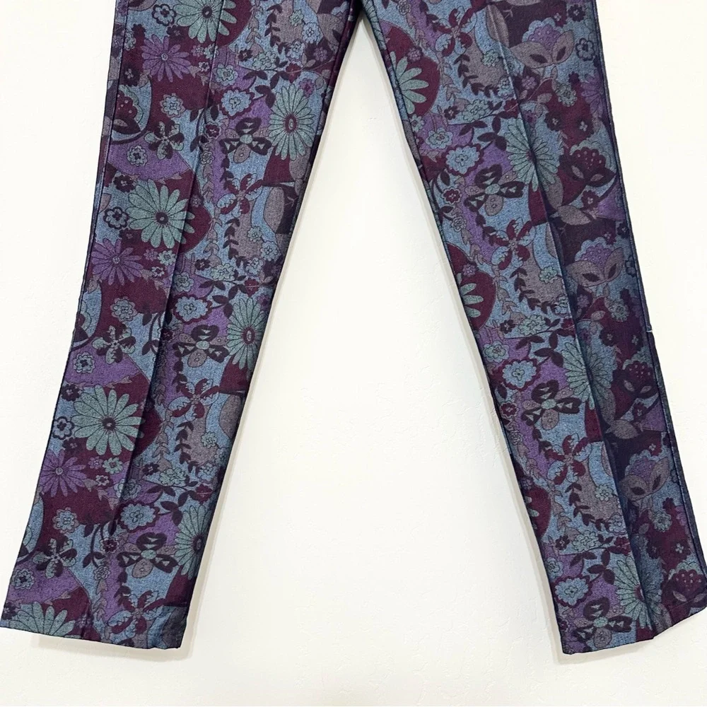 Vintage Roughrider by Circle T Deadstock Floral Retro Style Jeans - Picture 2 of 9